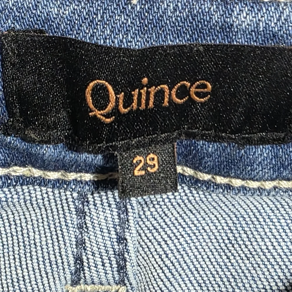 QUINCE LUNA STRETCH SLIM STRAIGHT JEANS SZ 29